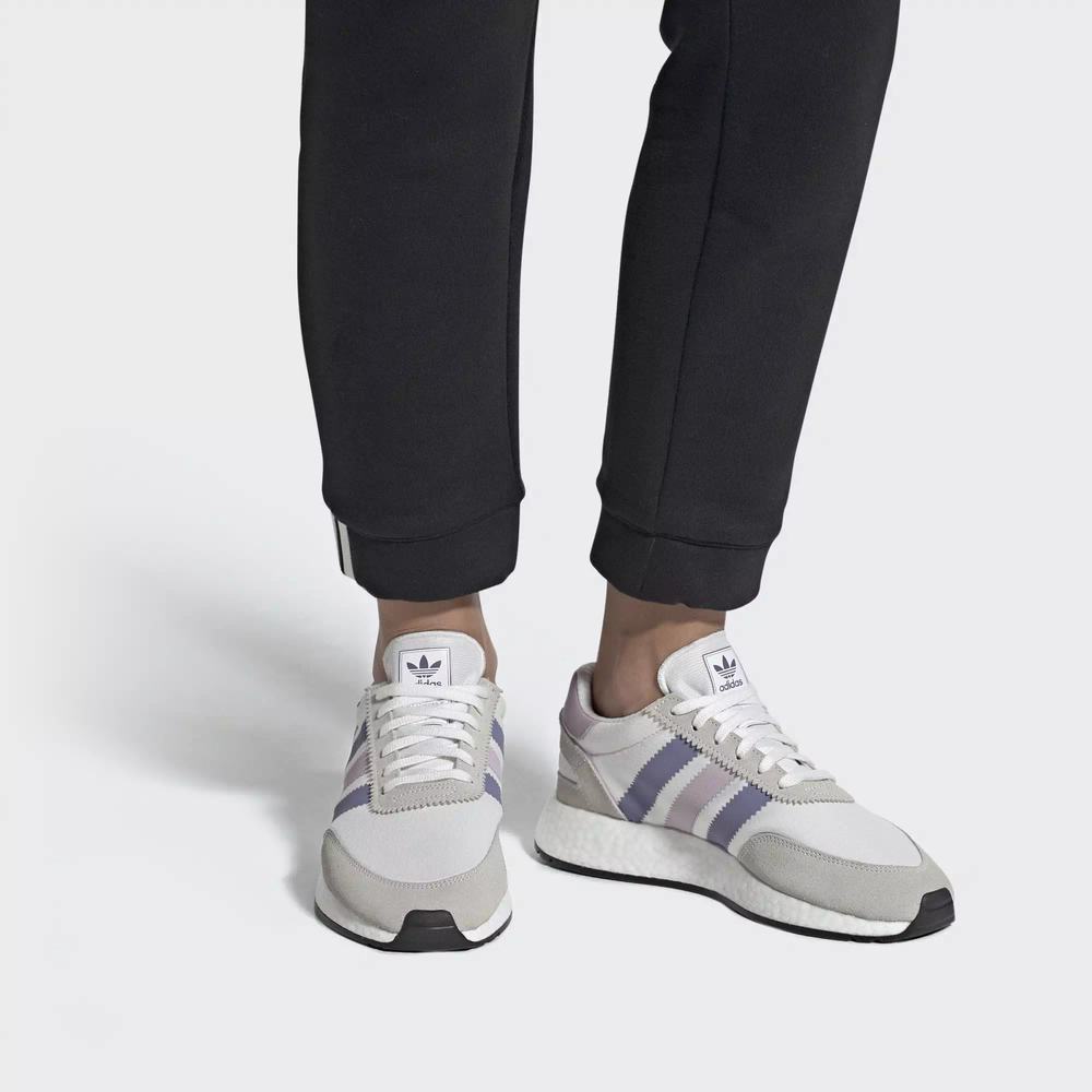 Adidas I-5923 Tenis Blancos Para Mujer (MX-17445)